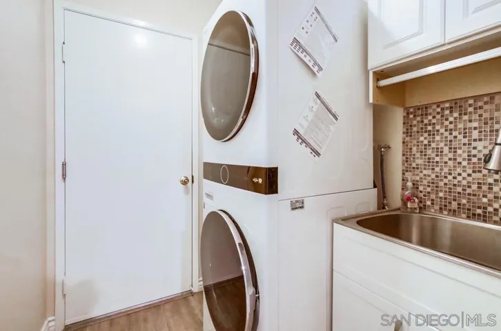 Inside laundry room!