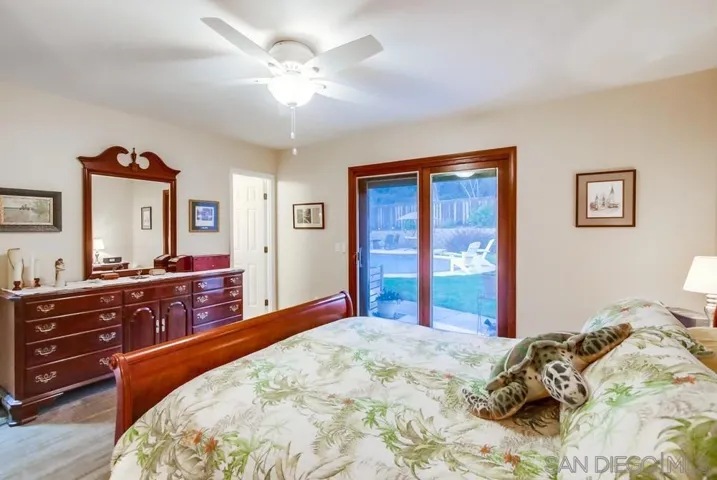 Large primary bedroom!