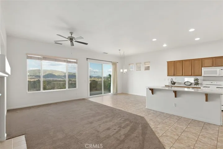 Spacious open concept floorplan