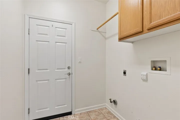 Inside laundry room