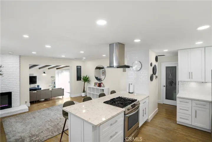 Remodeled kitchen