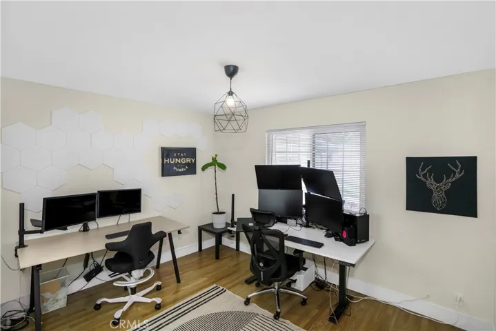 Bedroom currently used as an office