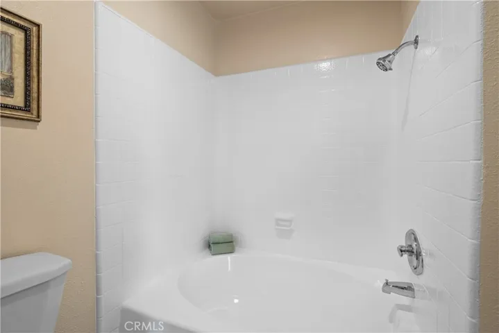 Freshly reglazed shower
