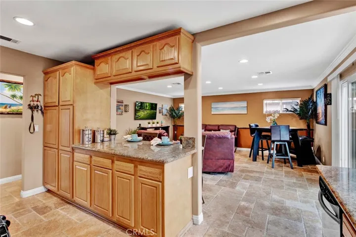  Upgraded Kitchen is Open to the Dining Room and Living Room