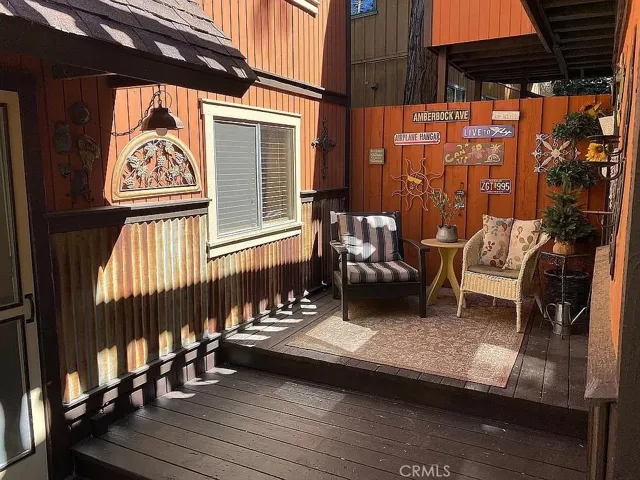 Private patio