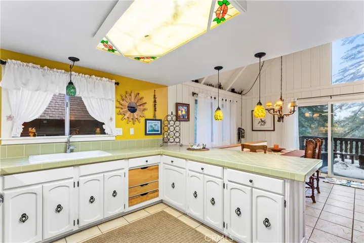 Kitchen looking to dining area