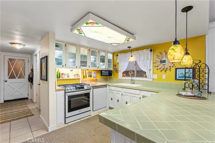 Kitchen with entry to the left