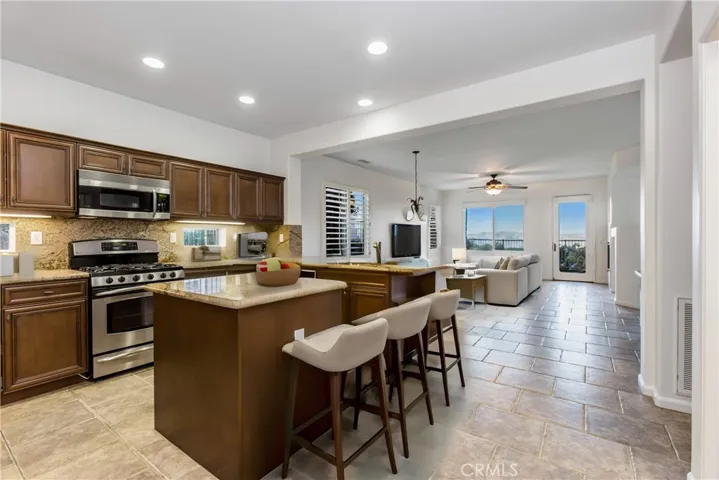 Kitchen, virtually staged
