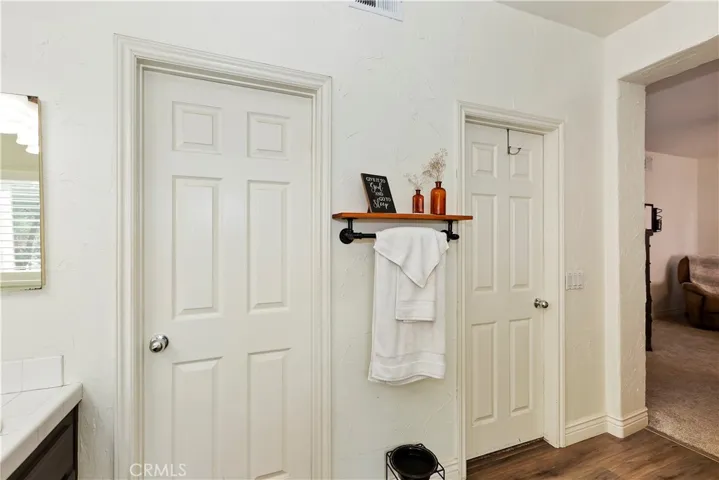 Closet doors closed
