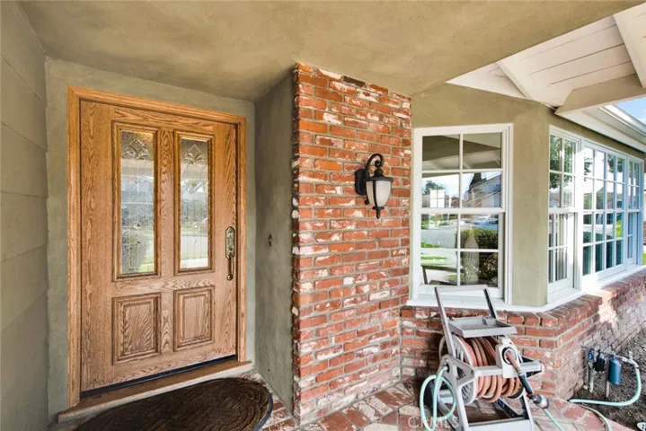 Pretty solid wood entry door