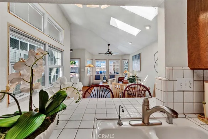 Looking towards the added family room