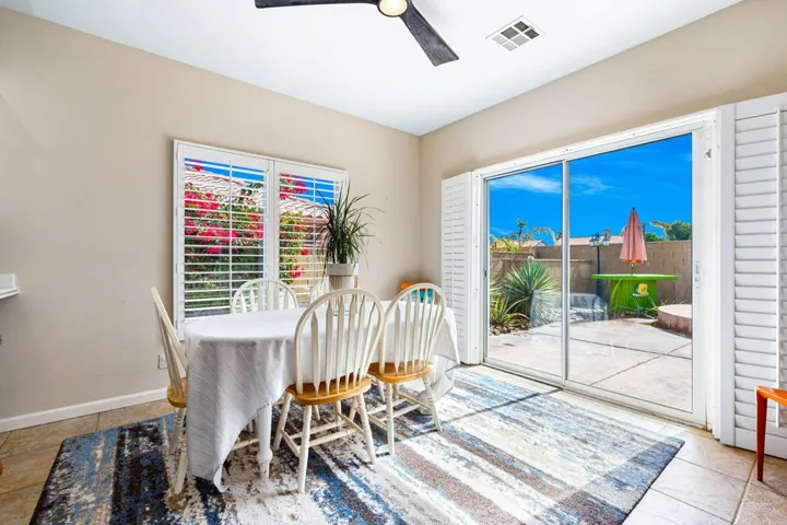 Dining area