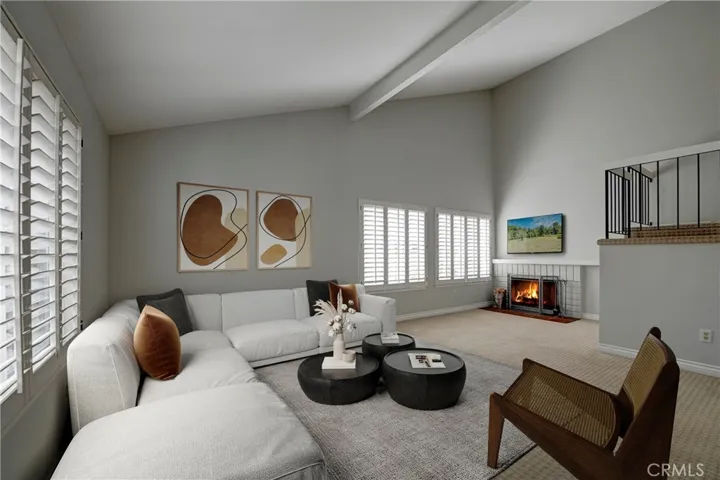 Virtual Staging of Livingroom