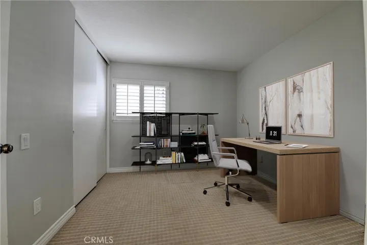 Virtual Staging of Downstairs Bedroom #4