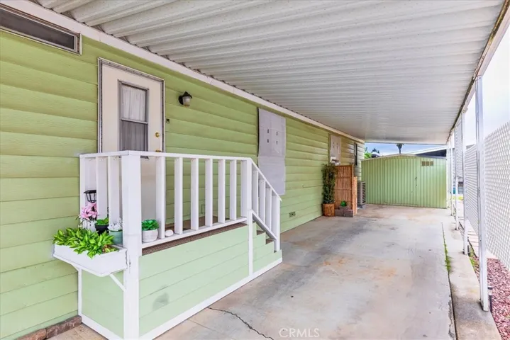 Covered Carport / Storage Shed