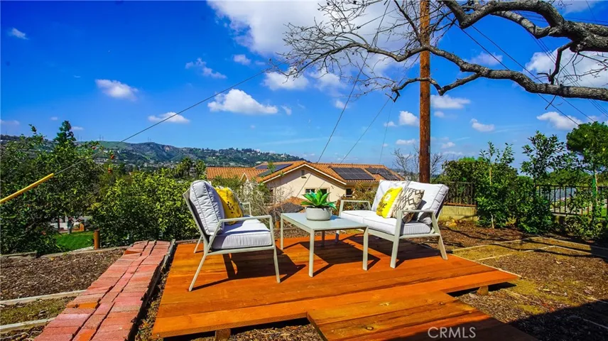 Backyard Oasis with so many different sitting areas