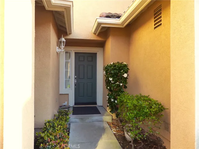 Private entry door
