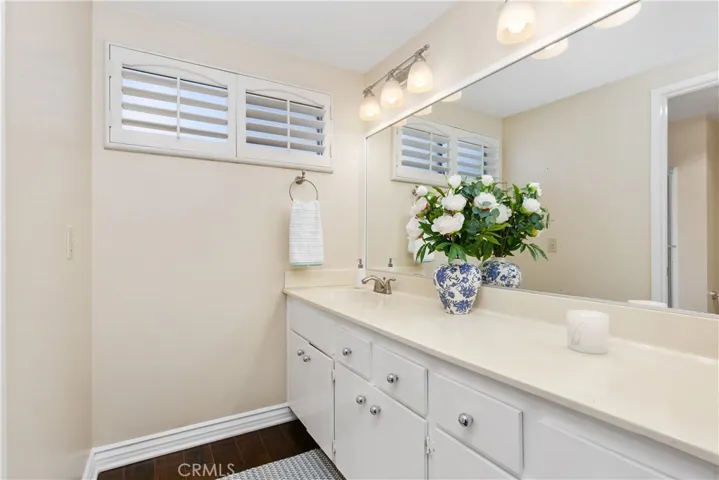 Primary Bathroom with vanity and shower