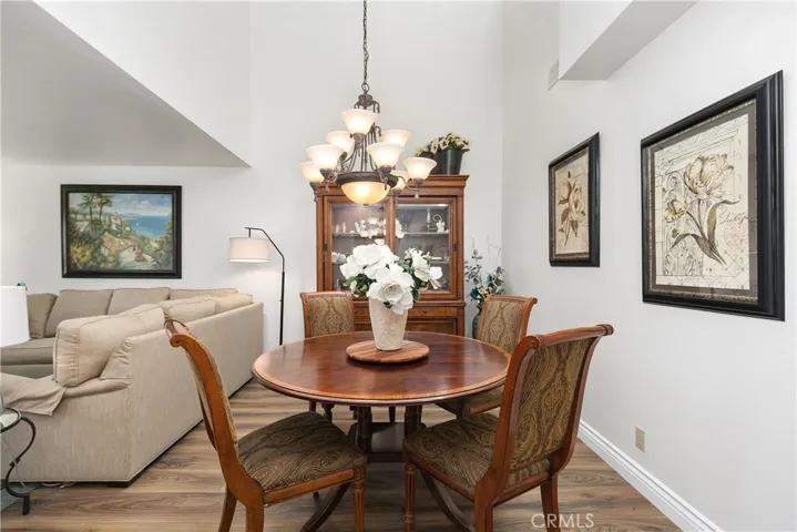 Spacious Open Dining with Vaulted Ceiling!