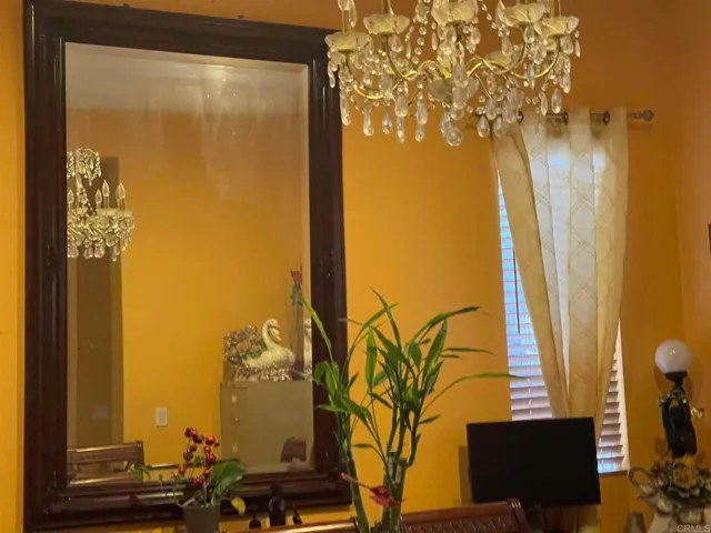 Dining area decor.