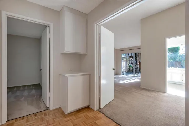 Double door entry to the primary bedroom
