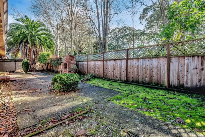 Privacy in the fenced backyard