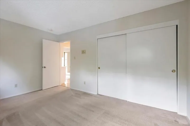 Secondary bedroom with large closet