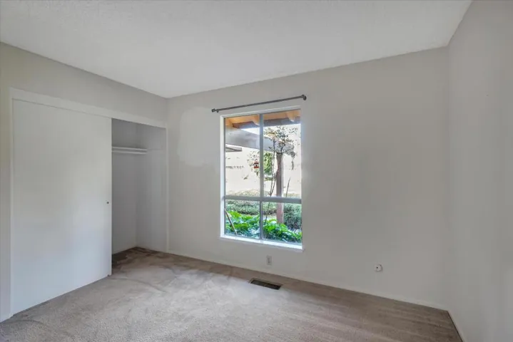 First bedroom with large closet