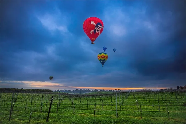 Watch Hot Air Balloons from your porch- Local Area Picture