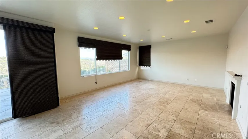 Family room with view and fire place
