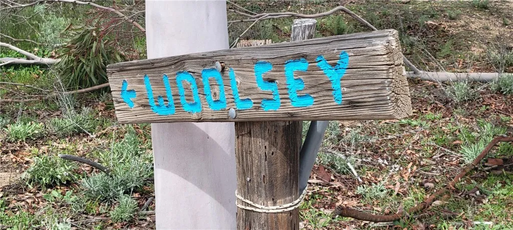 STREET SIGN ON THE PROPERTY