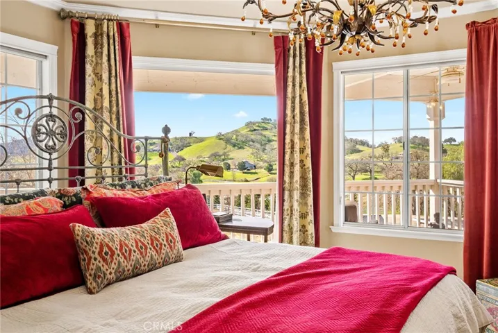 Great views from the bedroom