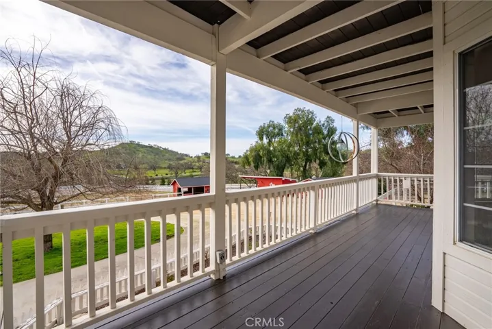 Downstairs front porch