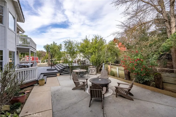 Back porch sitting area