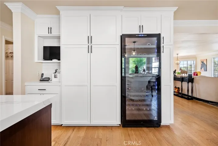 Inbuilt wine fridge