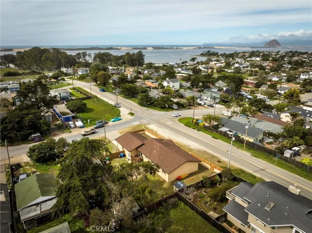 Corner lot with filtered views of Morro Rock