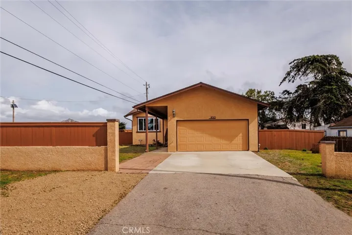 Newer concrete driveway