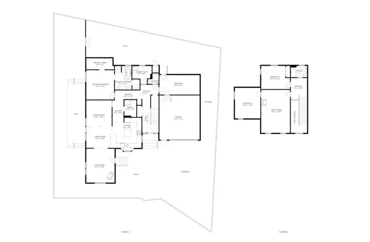 Floor Plan - Back House