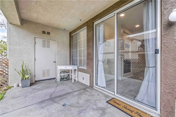 Large patio