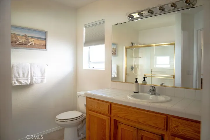 Main level primary bathroom