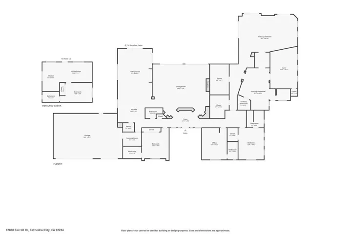 Floorplan with casita