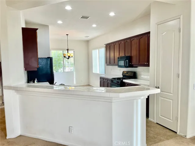 Large open kitchen