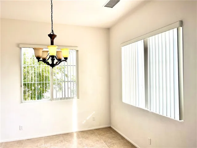 Informal dining area