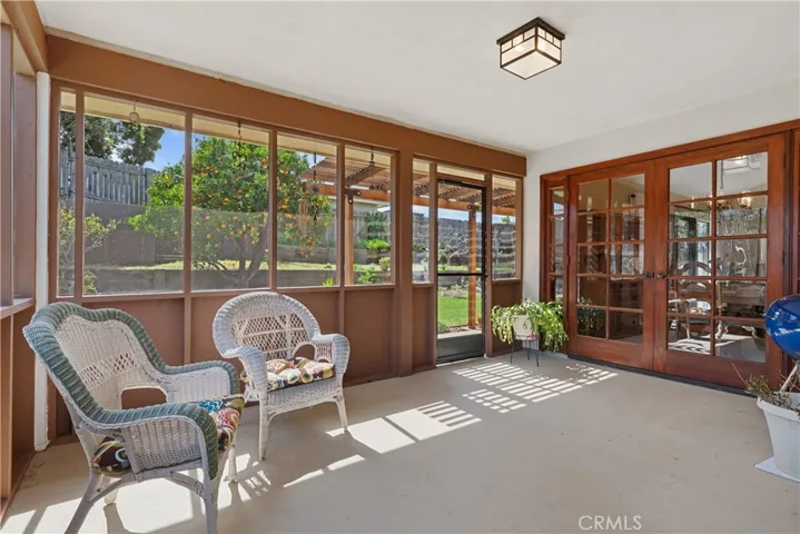 French Doors to Dining Room