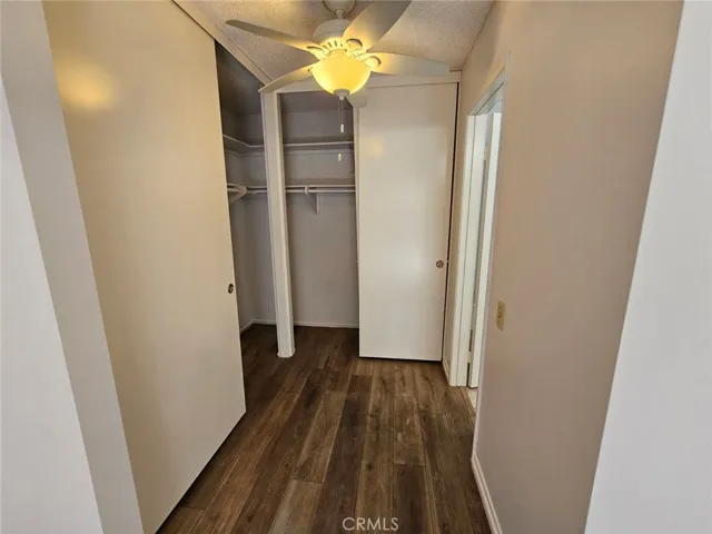Closet areas in Primary Bedroom