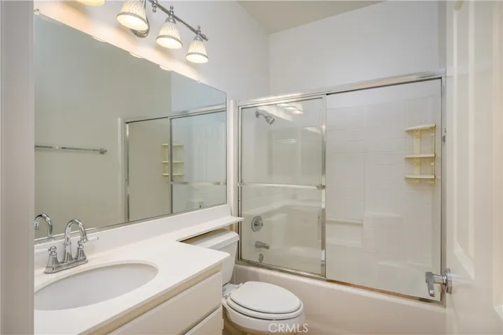 Bathroom #2 off the hallway has NEW interior paint, tub/shower combo, and vanity!