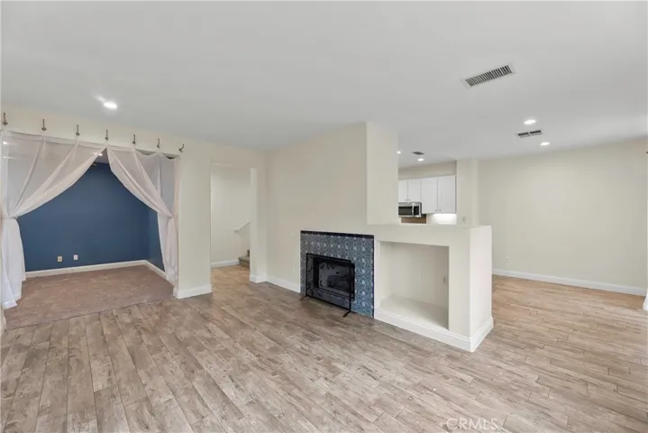 Living Room with Fireplace