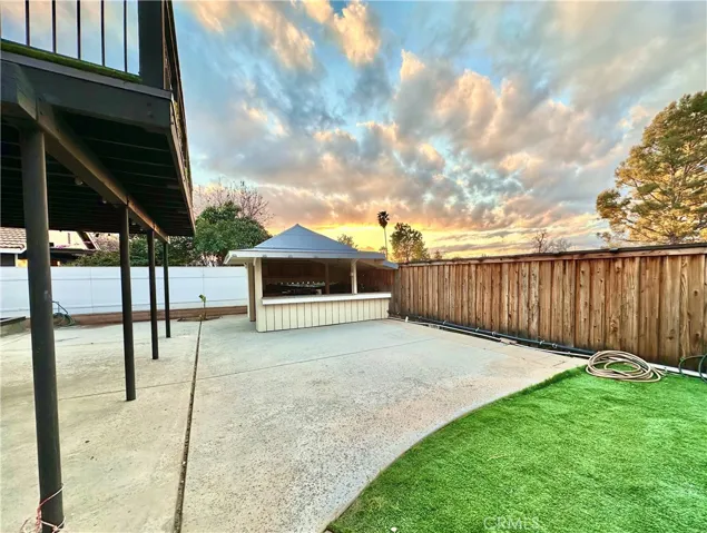 Rear Patio