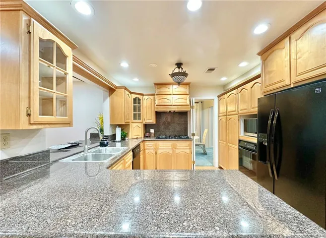 Kitchen with Granite Counter Tops