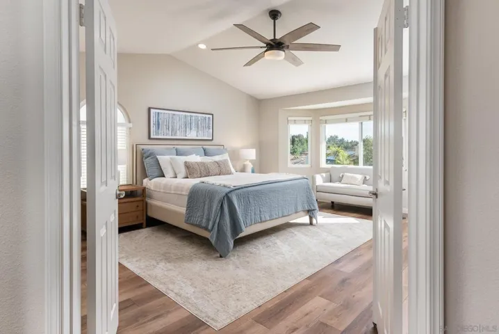 Primary bedroom has double door entry and ensuite bathroom